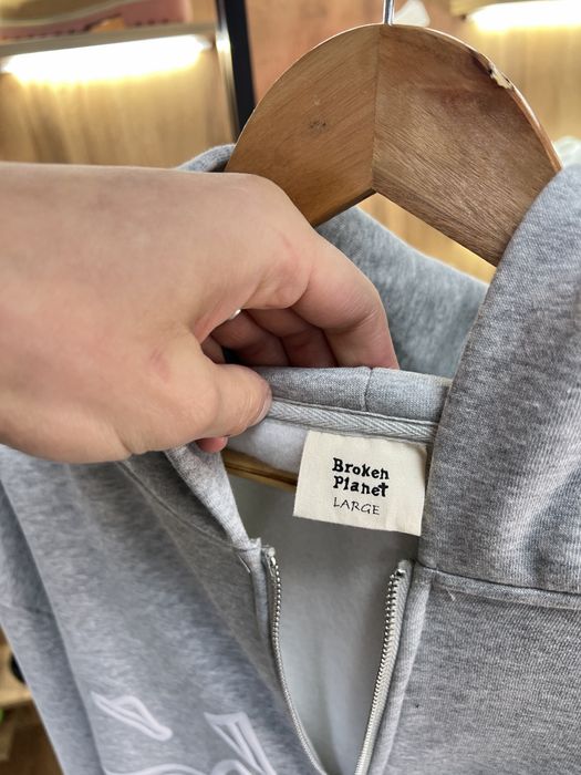 Зіп Худі Broken Planet Zip Up Grey