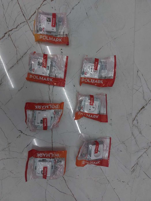 Gniazda Antenowe i elektryczne PolmarkRosa BIAŁE