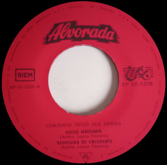 Conjunto Típico Ala Arriba	- - - - -	Ala Arriba	- - - - -	EP