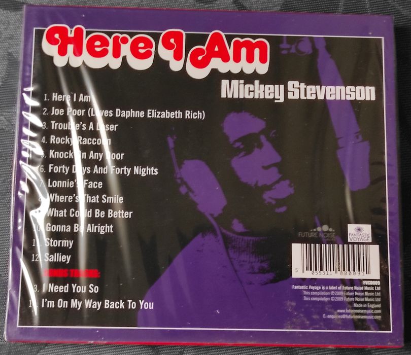 Mickey Stevenson - Here I Am CD Novo