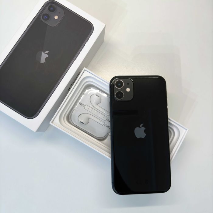 Apple iPhone 11・128GB・Preto (Factura e Garantia)