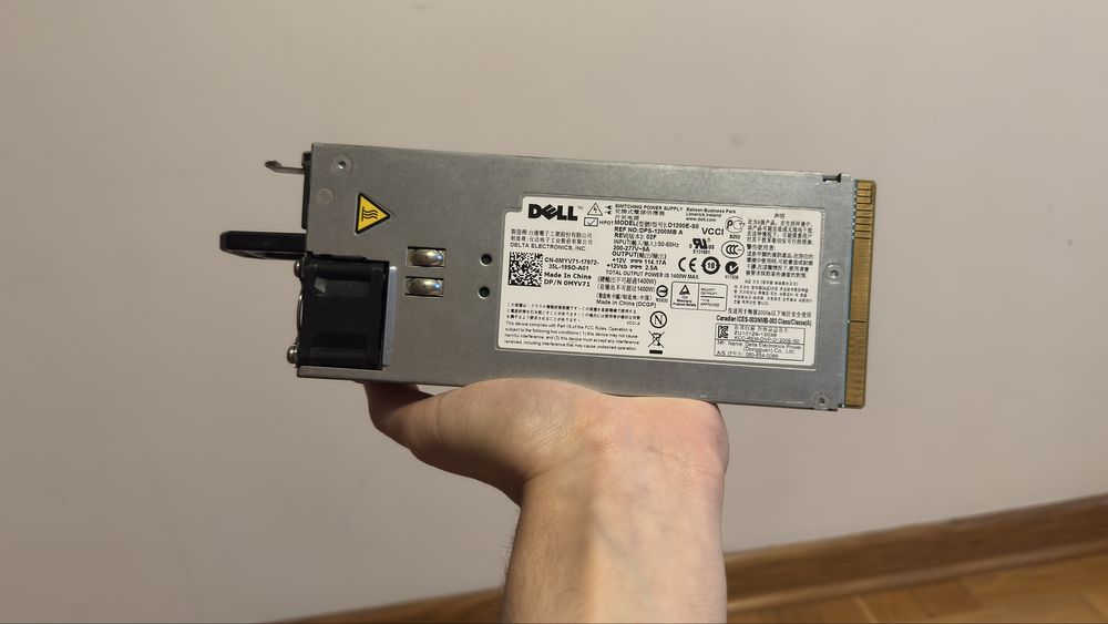 Zasilacz serwerowy Dell Delta DPS-1200  1400W + Breakout
