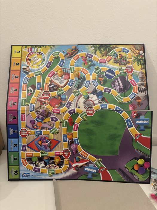 Jogo de Tabuleiro Hasbro The Game of Life – A Vida O Caminho – Português