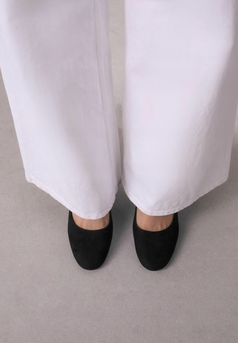 Next 41 Buty Damskie Czarne Czółenka Welurowe Klasyczne T1378