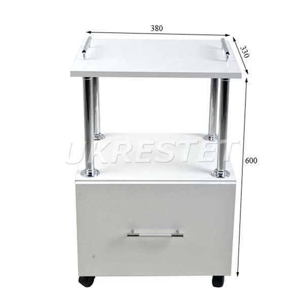 Тележка, етажерка с ящиком на колесах