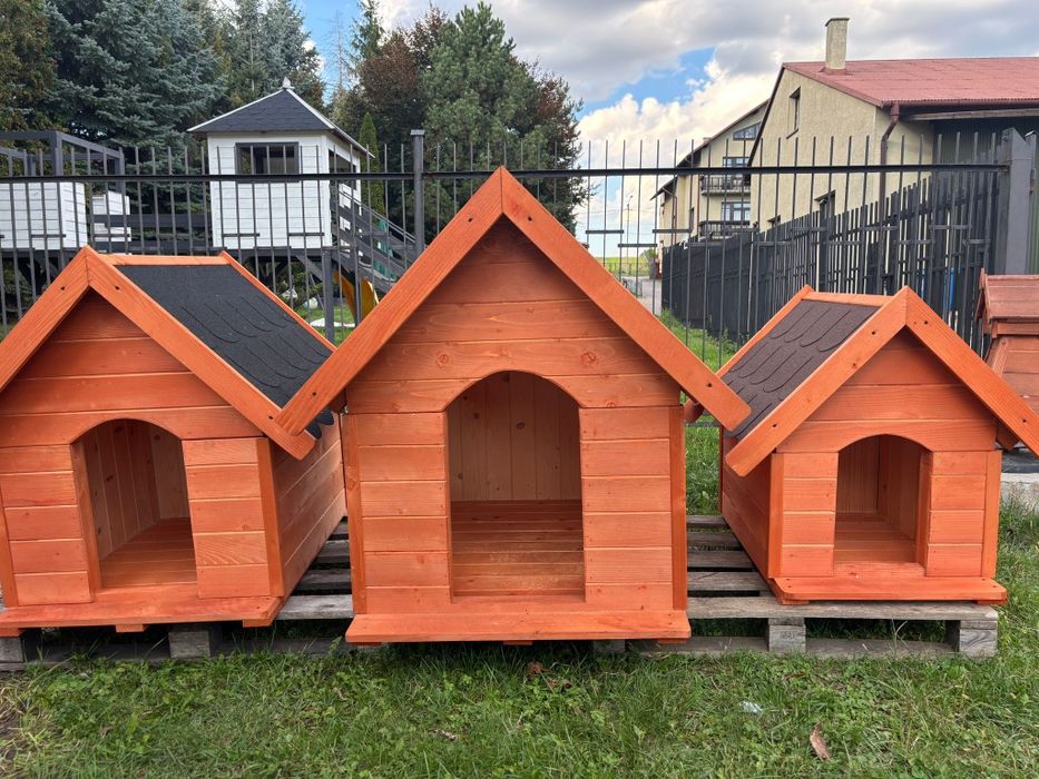 Buda ocieplana dla psa, budy drewniane