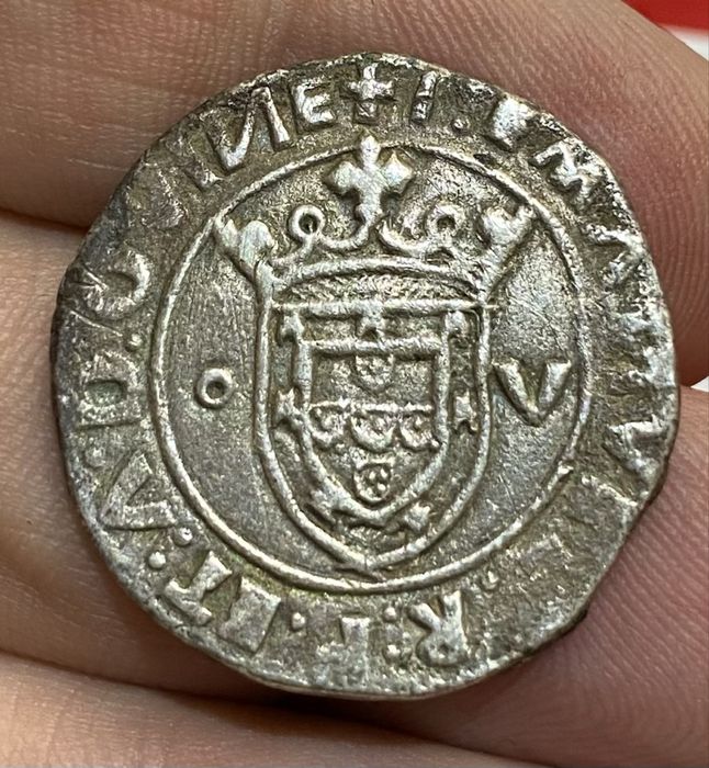 Moeda 475 - Tostao D MANUEL I