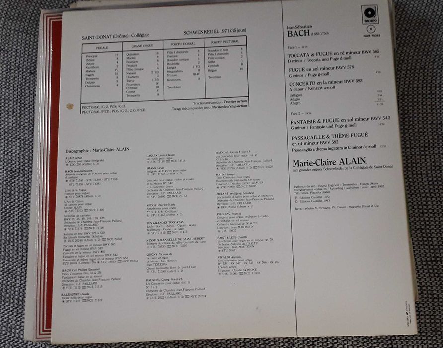 8 Vinis 33 rotações, música clássica