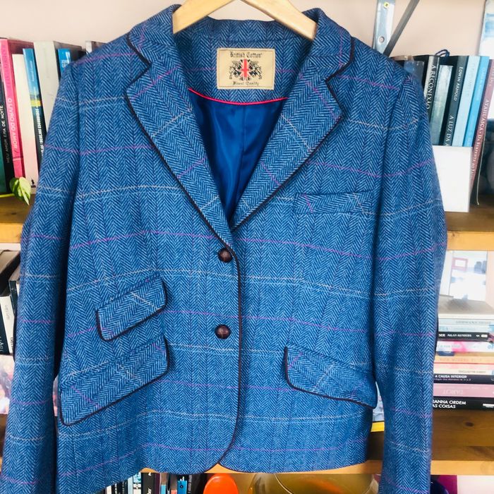 Blazer British Cotton com padrão xadrez - novo - Tam L