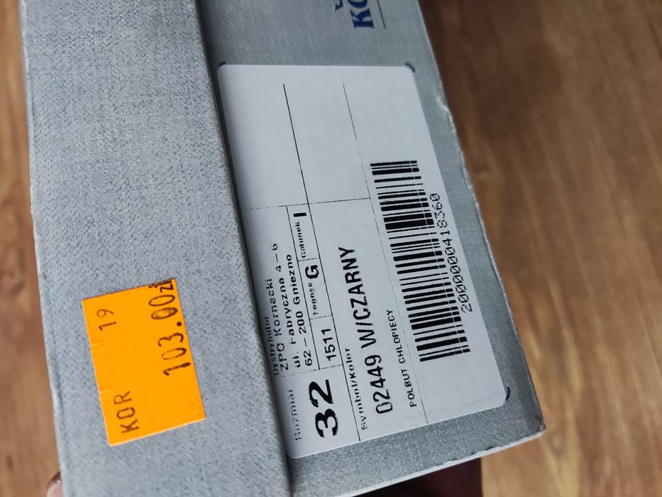 Półbuty chłopięce 32 czarne