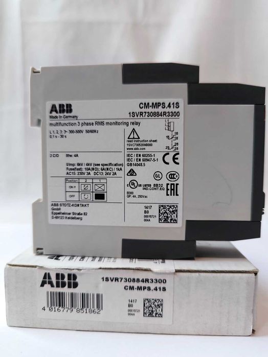 Реле контролю напруги CM-EFS.2S, CM-MPS.41S виробництва АВВ