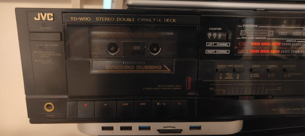 JVC TD-W110 deck z lat 80