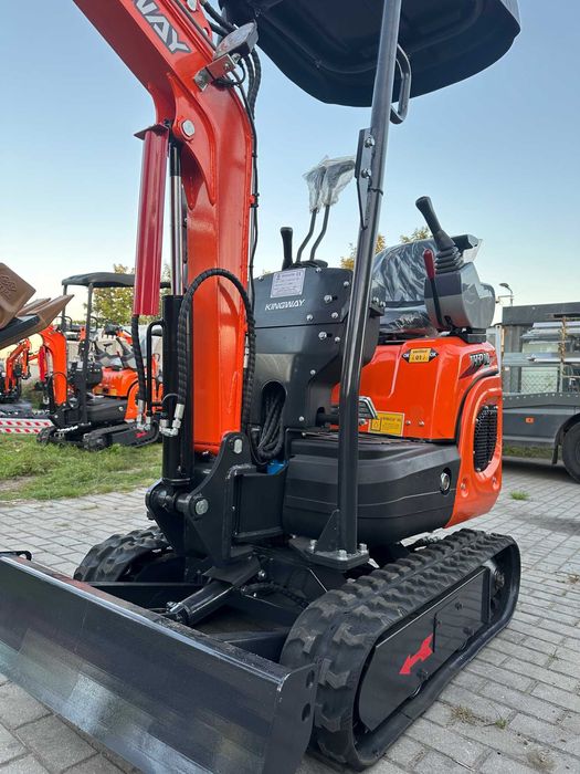 Minikoparka Kingway XT10 Vip10 DWUSEKCYJNA POMPA Ramię Skr 3 ŁYŻKI