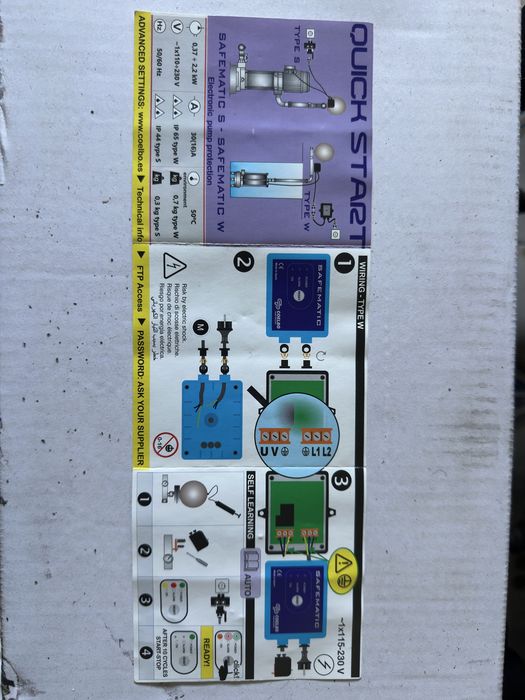 Sistema eletrónico para proteção de bombas Safematic