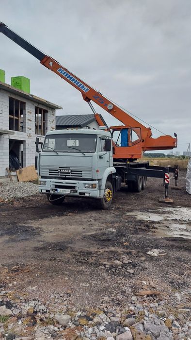 Послуги оренда автокрана 25т Вишневе Крюківщина Гатне
