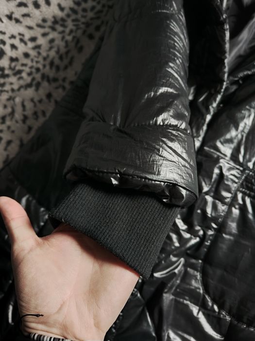 Zimowa kurtka pikowana błyszcząca XL + gratis