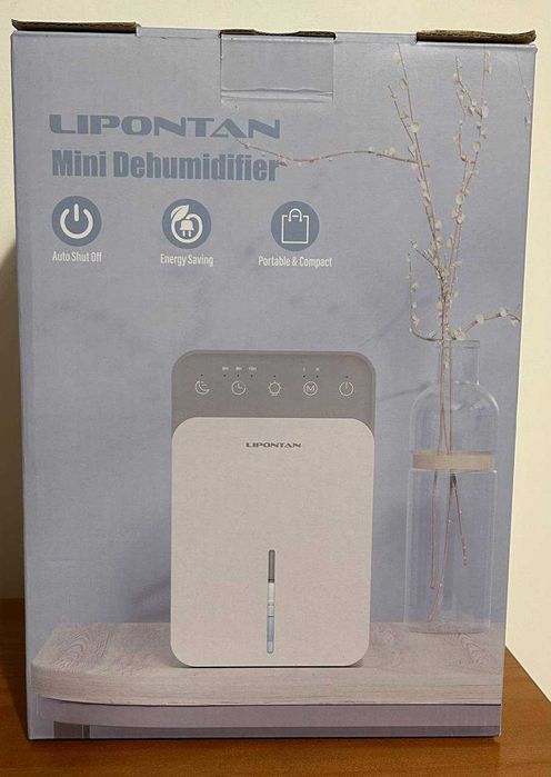 Desumidificador portátil com auto degelo, temporizador, 1500ml64354221258754121