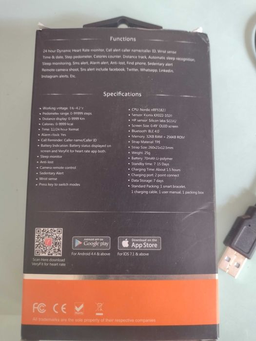 Фитнесс браслет Makibes ID 107 VeryFit