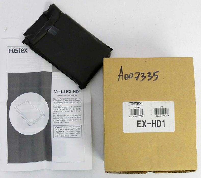 2 Жорсткі диски для Fostex EX-HD1, HDD для Fostex PD-606/PD-204, 80 ГБ