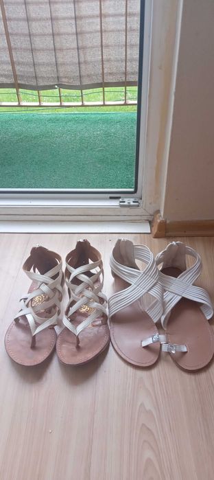 Sandały sandałki białe