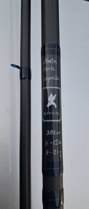 wędka z pracowni North Fork Composite 381 cm 5-21gr. czteroskład spinn