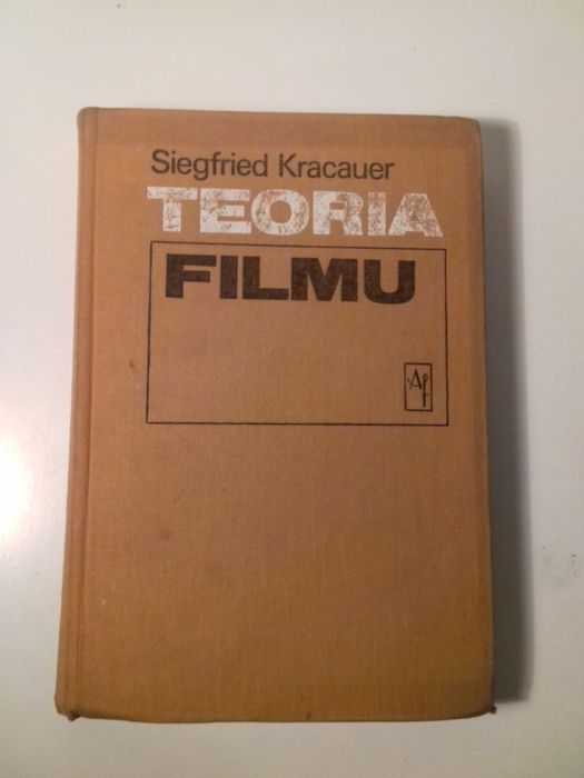 teoria filmu Siegfried Kracauer Wydanie I