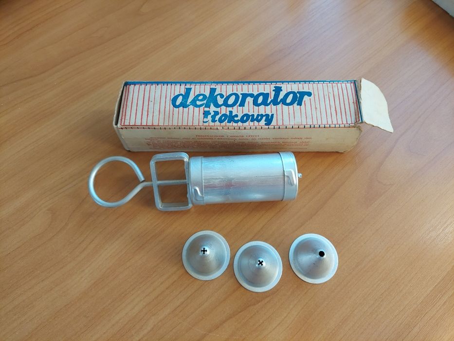 Dekorator tłokowy prl do ciast i deserów