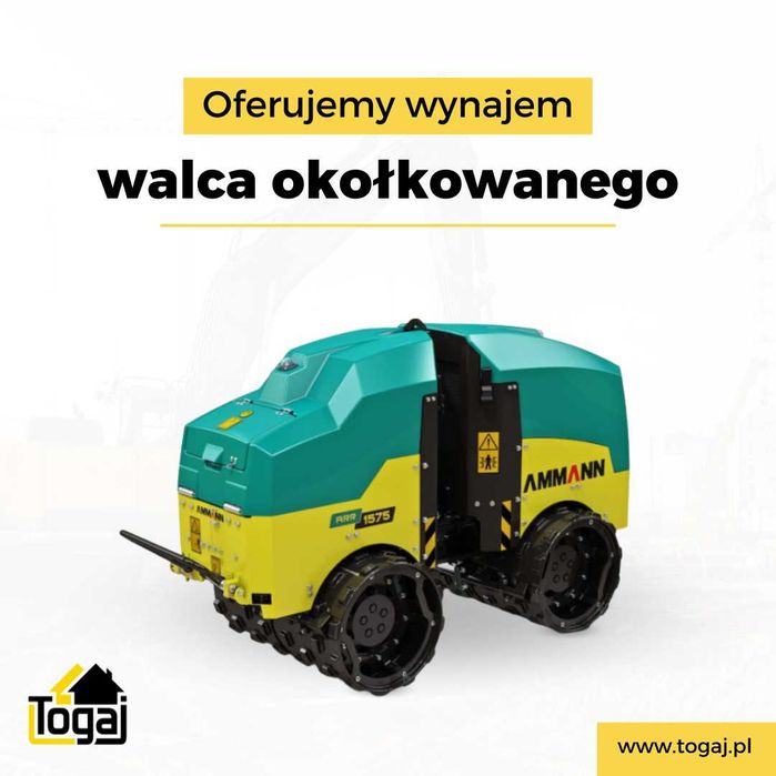 wynajem zagęszczarka 90-500 skoczek stopa wibracyjna walec okołkowany minikoparka ubijarka przyczepa bobcat miniładowarka wozidło koleba
