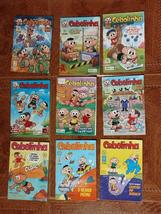 BD Revistas Mónica, Cebolinha, Cascão, Magali e Chico Bento