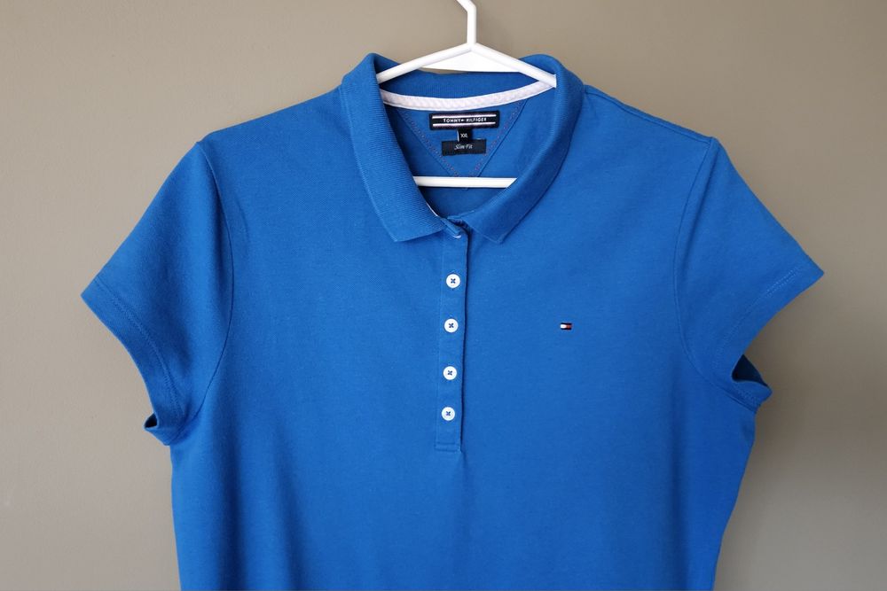 Tommy Hilfiger damska koszulka polo r. XXL slim fit