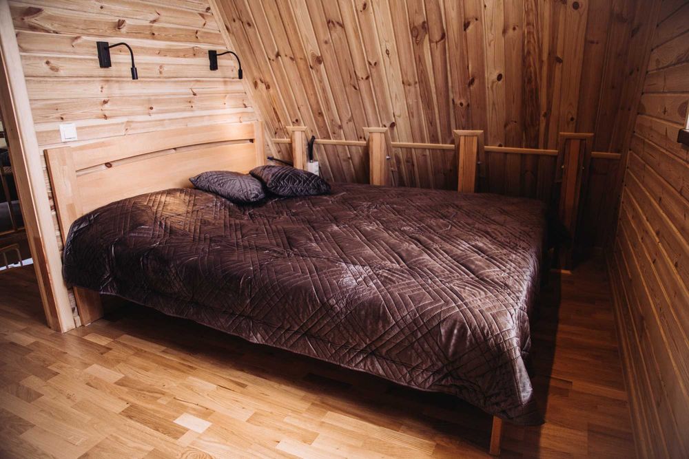 Будівництво капітального будинку шале (а-фрейм), 100 кв.м. під ключ