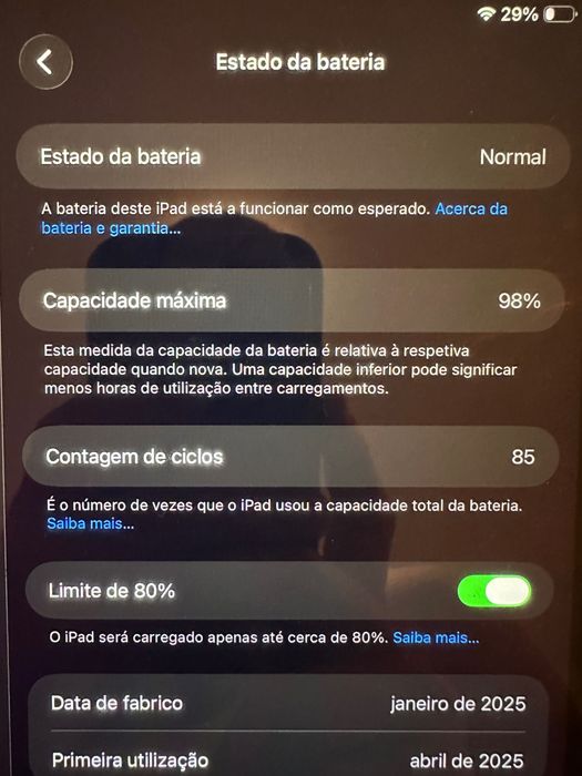 ‼️Oportunidade- Ipad A16 128Gb. (98% capacidade de bateria) ‼️