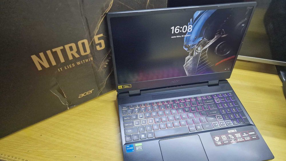 Acer Nitro 5 AN515-58 Gamming 16gb ram/ Nvidea 3060 / ssd / Garantia