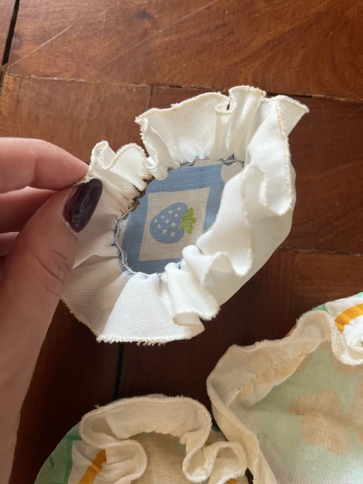 Capas de tecido para tampas de frascos