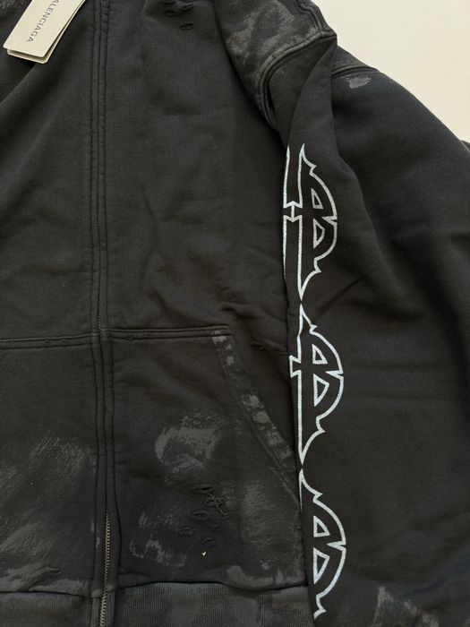 зип худи Balenciaga Paris Moon  zip up M L