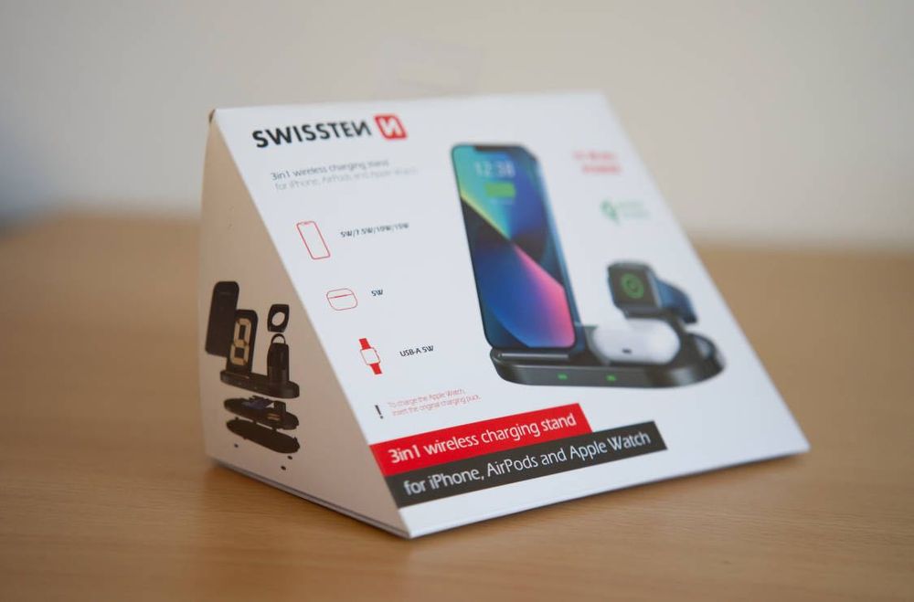 Wireless charger 3 in 1 | iPhone + Airpods + Apple Watch | 15W | NOVO