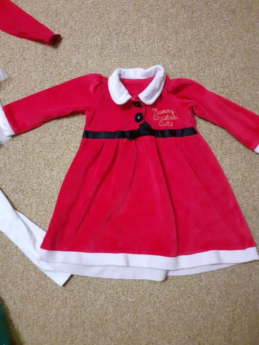 Плаття, сукня новорічна 12-18  місяців, 3-6 років