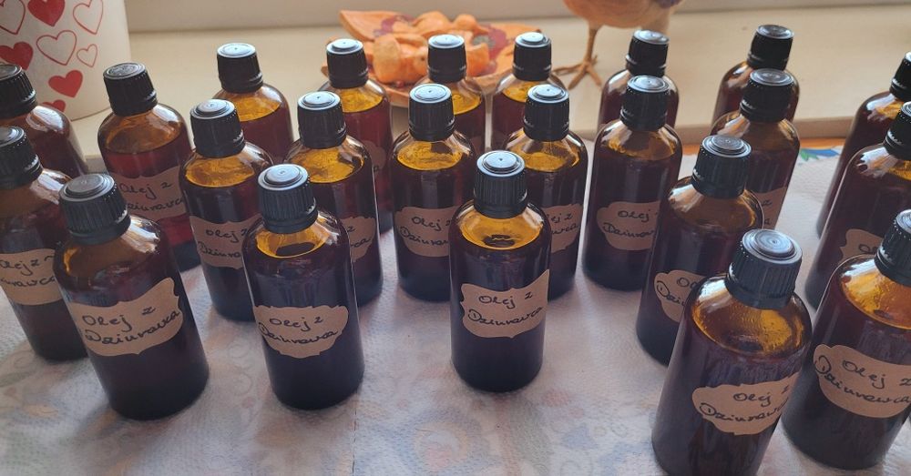 Sprzedam olej z kwiatów dziurawca