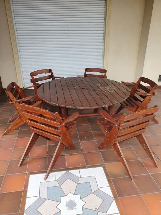 Sprzedam zestaw drewniany ogrodowy