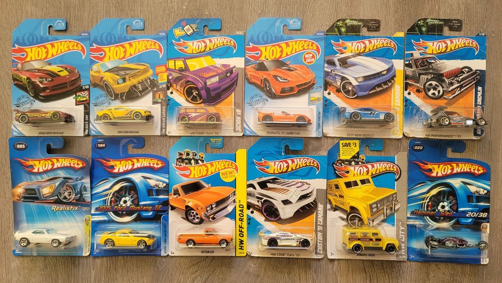 Hot Wheels Camaro Scion Datsun Corvette Viper