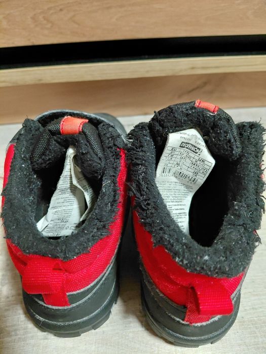 Buty ocieplane, zimowe z Decathlon, rozmiar 28