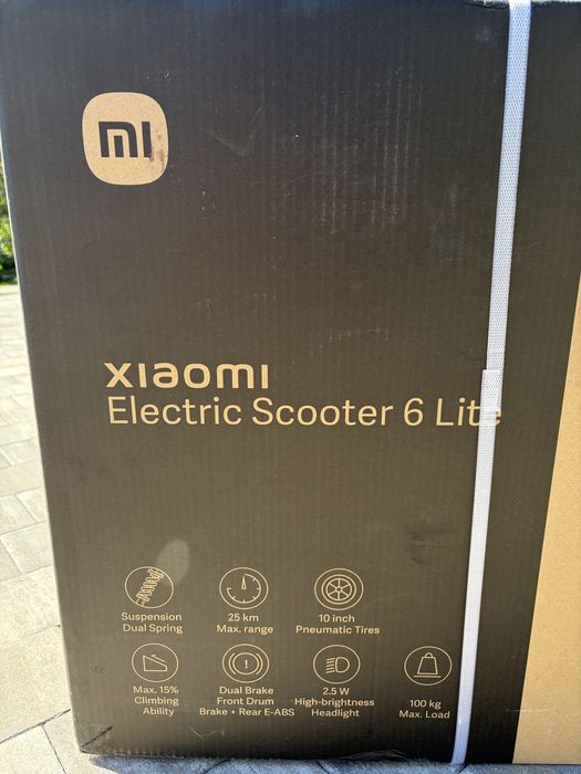 hulajnoga  elektryczna XIAOMI ELECTRIC SCOOTER 6 LITE