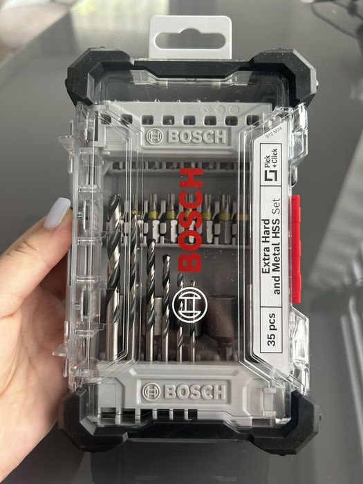 Набір біт і свердел Bosch HSS EXTRA HARD AND METAL SET 35 шт.