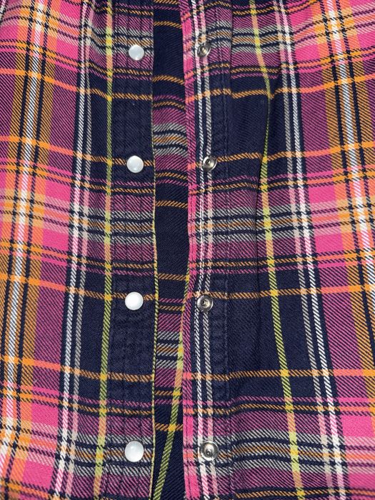 Женская фланелевая рубашка в клетку | теплая, стильная