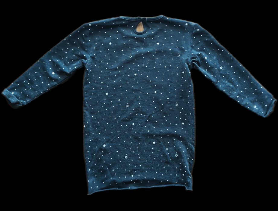 DZIEWCZYNKA - brązowa tunika do getrów -rozm 104/110cm