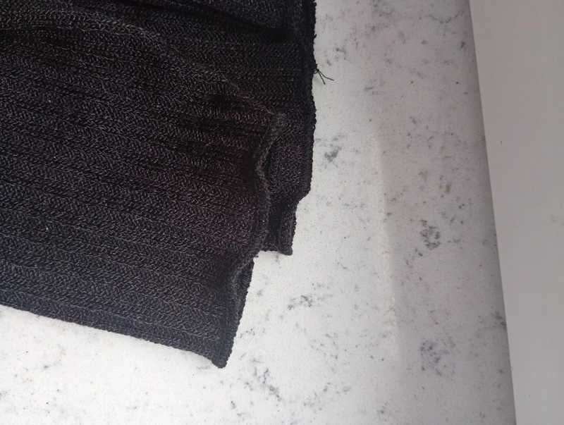Nowe legginsy czarne dla dziewczynki 110/116 (122)
