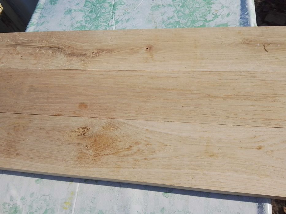 Belka dębowa, heblowana  4,5 cm grubości