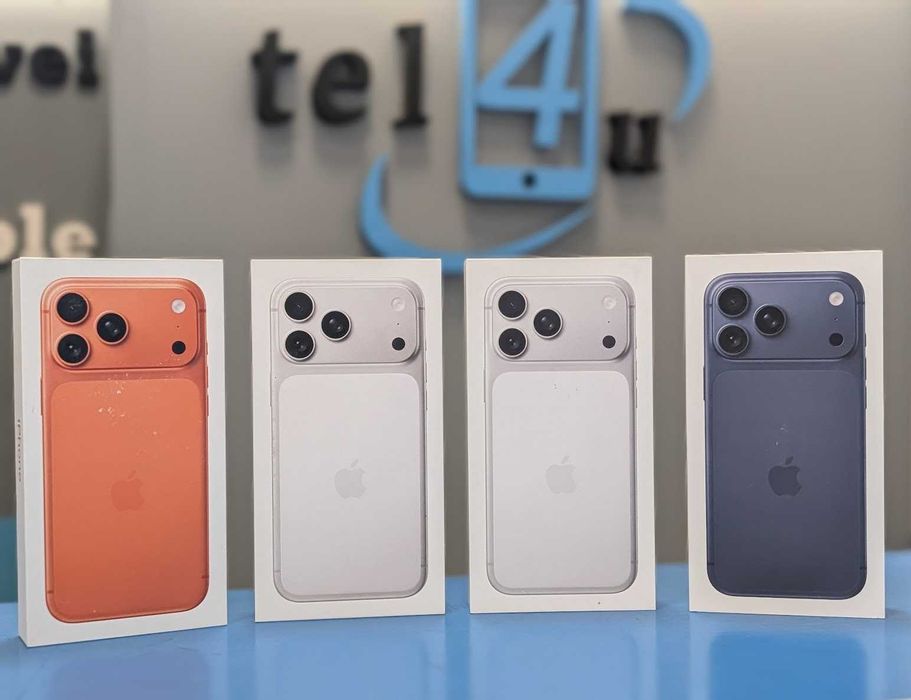 Tel4u Apple iPhone 17 Pro Max 256GB e-SIM – Mocniejsza Bateria, 3 Kolory, Sklep Dluga 35