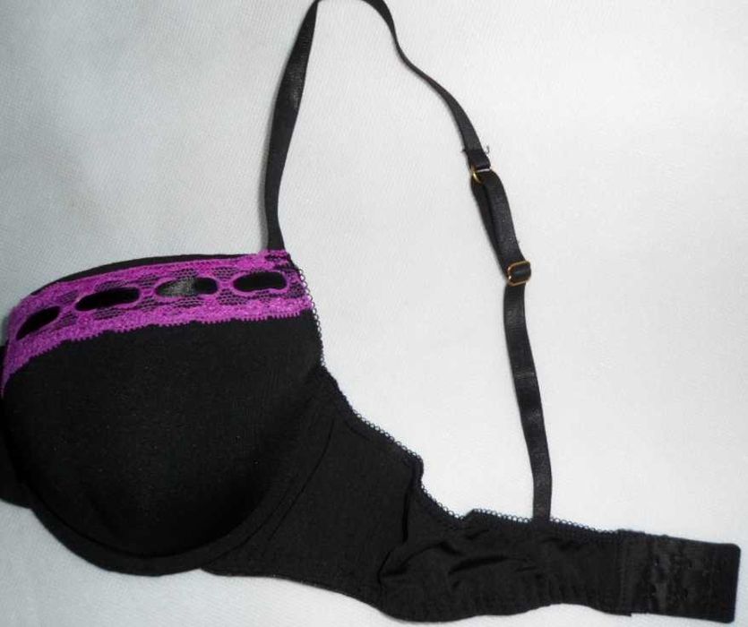 Biustonosz Baci Lingerie r. 70A fioletowo/czarny