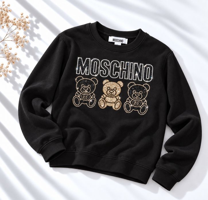 Czarna bluza Moschino